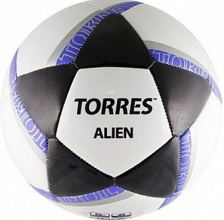 Футбольный мяч TORRES ALIEN WHITE р.5